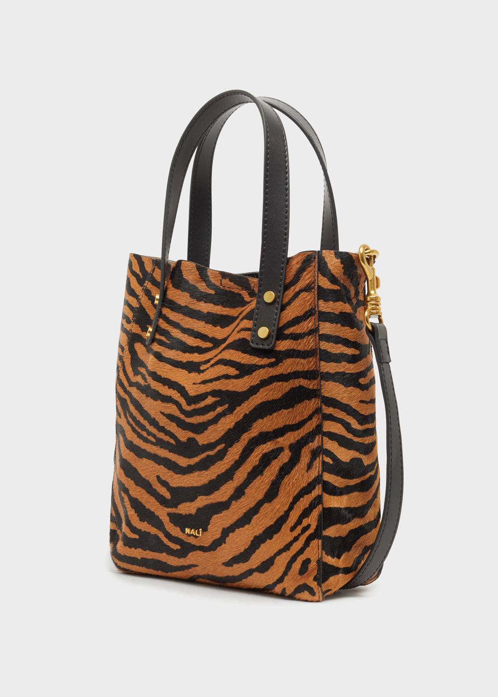 Nalí CHANTAL BAG IN RELA LEATHER ZEBRA 2025