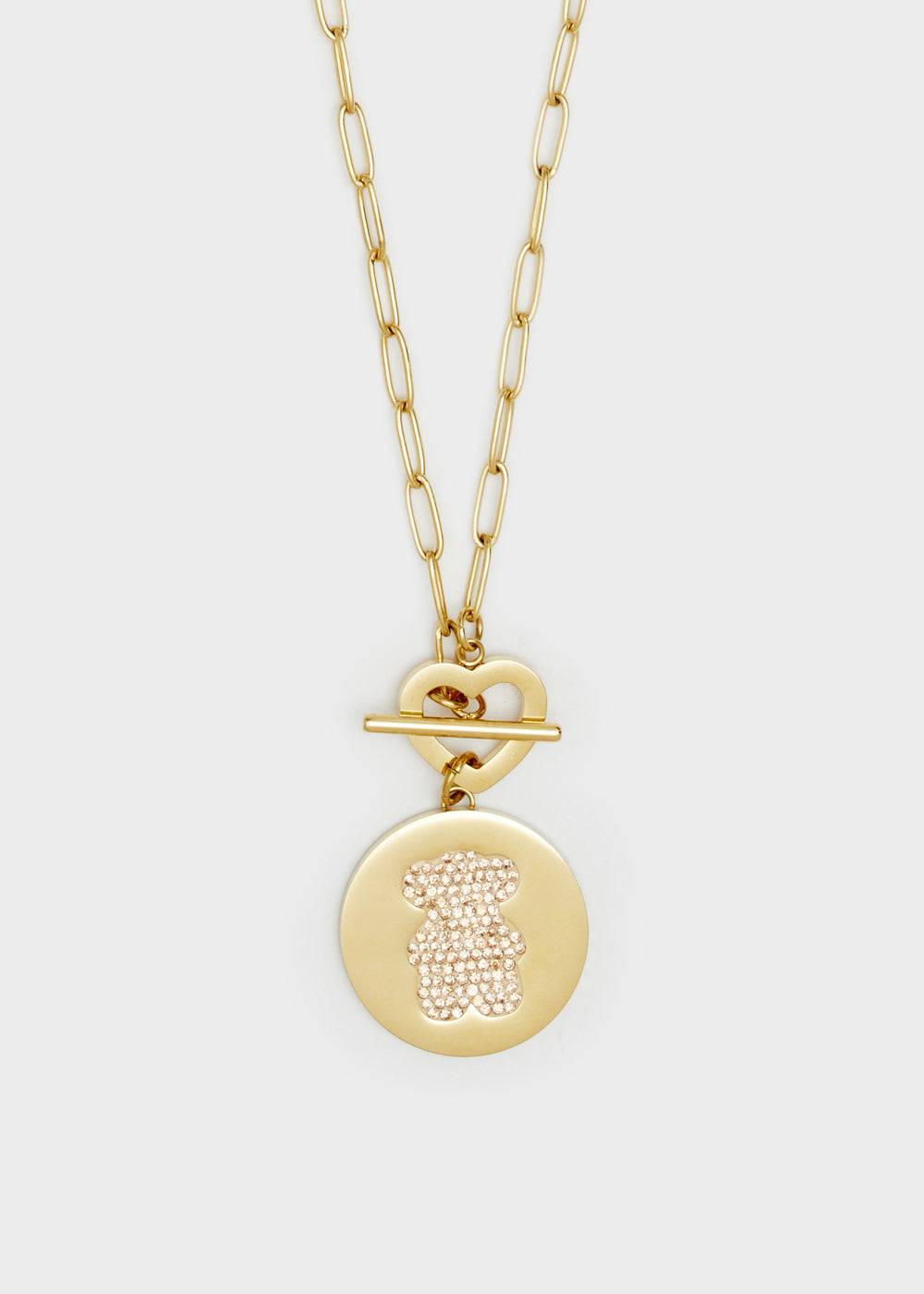 Nalí 14KT GOLD PLA. S. STEEL TEDDY NECKLACE 2025