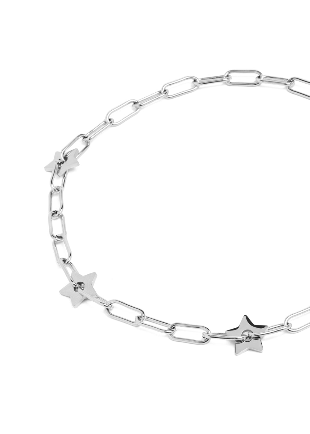 Nalí SILVI SILVER CHAIN STARS NECKLACE STAIN. STEEL Shopping Online