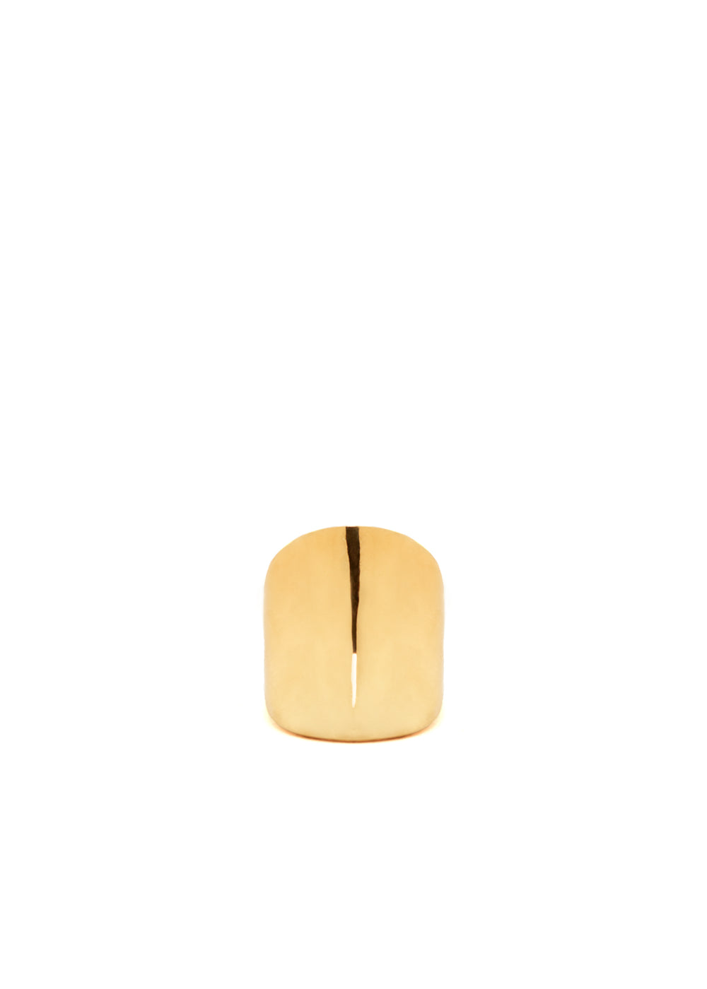 Nalí GOLD SHIELD RING In Vendita