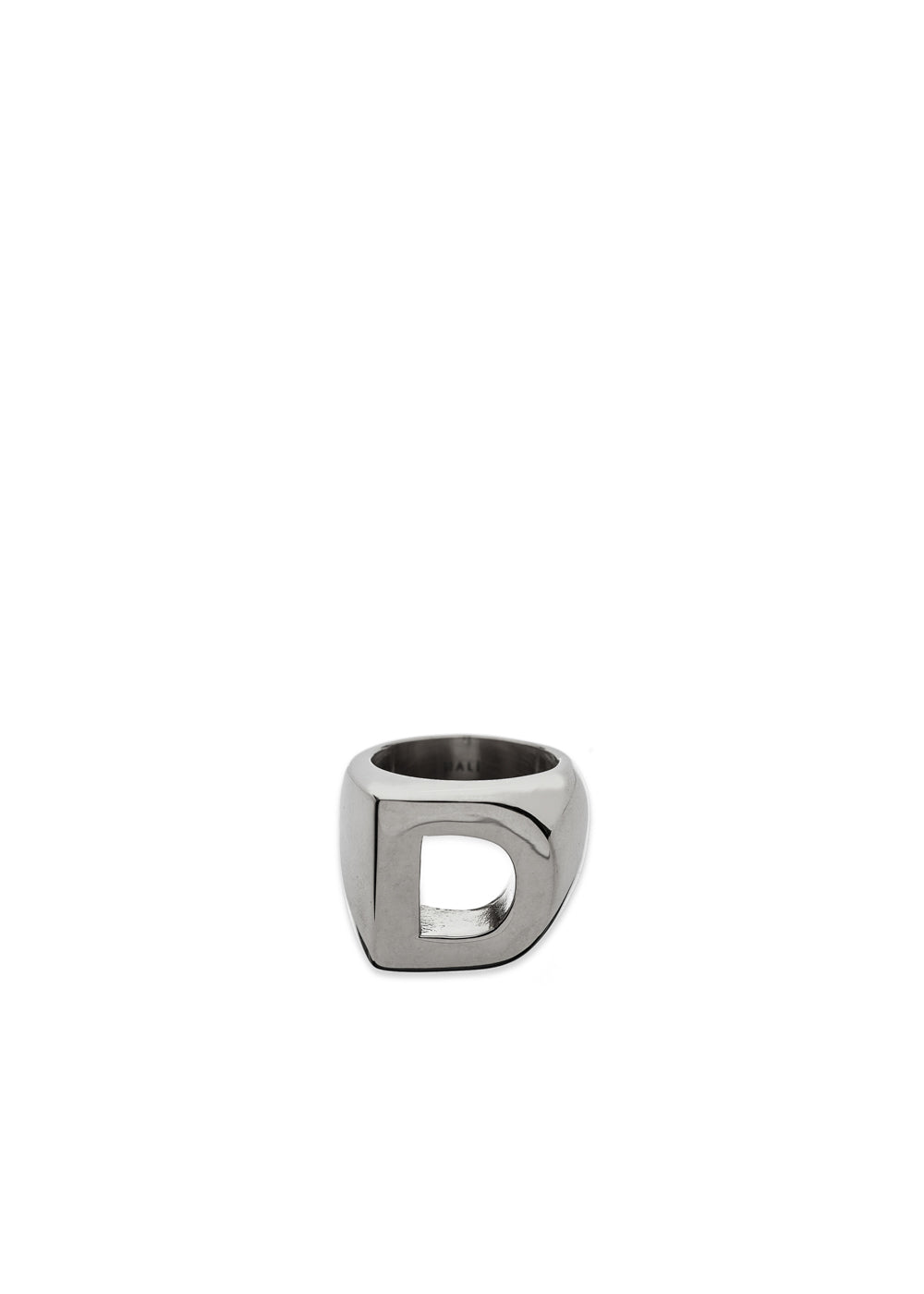 Nalí CHUNKY SILVER RING LETTER SIZE II + LETTERS Presa