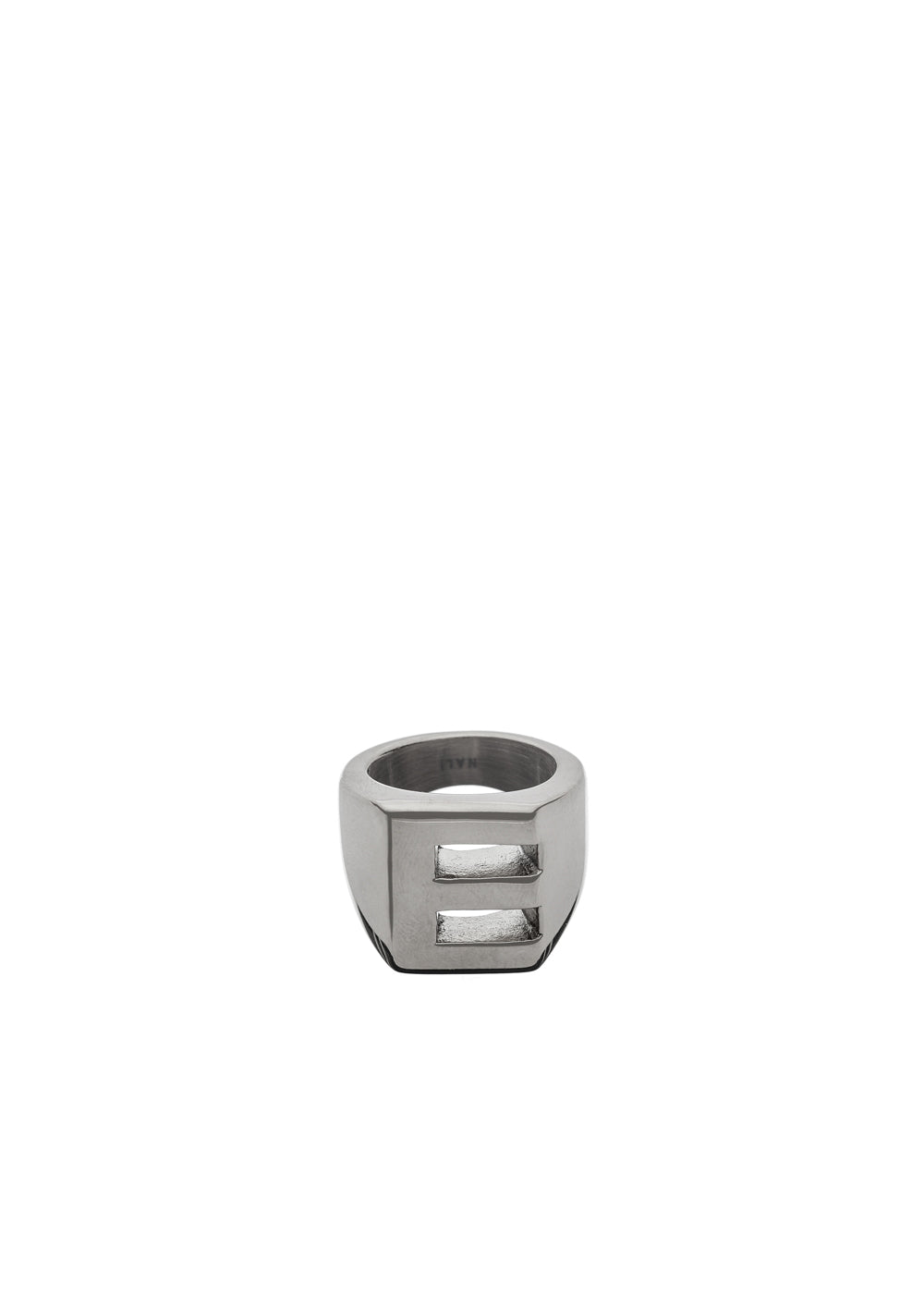 Nalí CHUNKY SILVER RING LETTER SIZE II + LETTERS Presa
