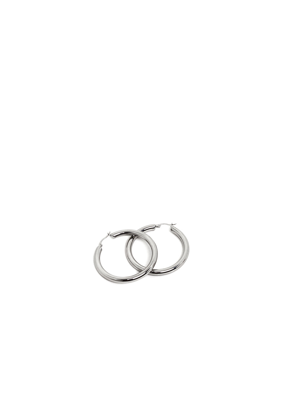 Nalí LENOR MEDIUM HOOP EARRINGS IN STAINLESS STEEL Spedizione Gratuita