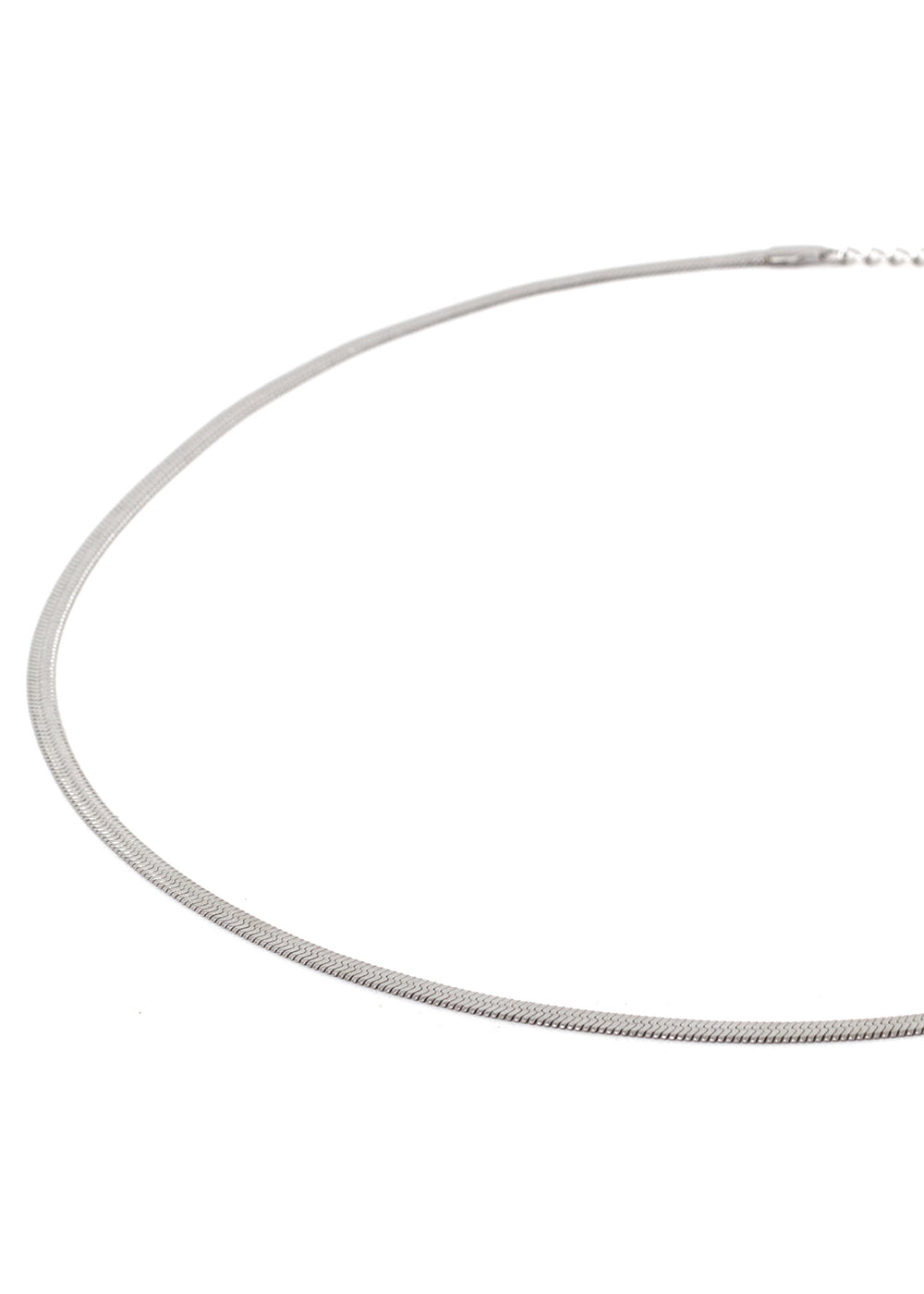 Nalí VENUS SILVER FLAT NECKLACE IN STAINLESS STEEL Negozi Online