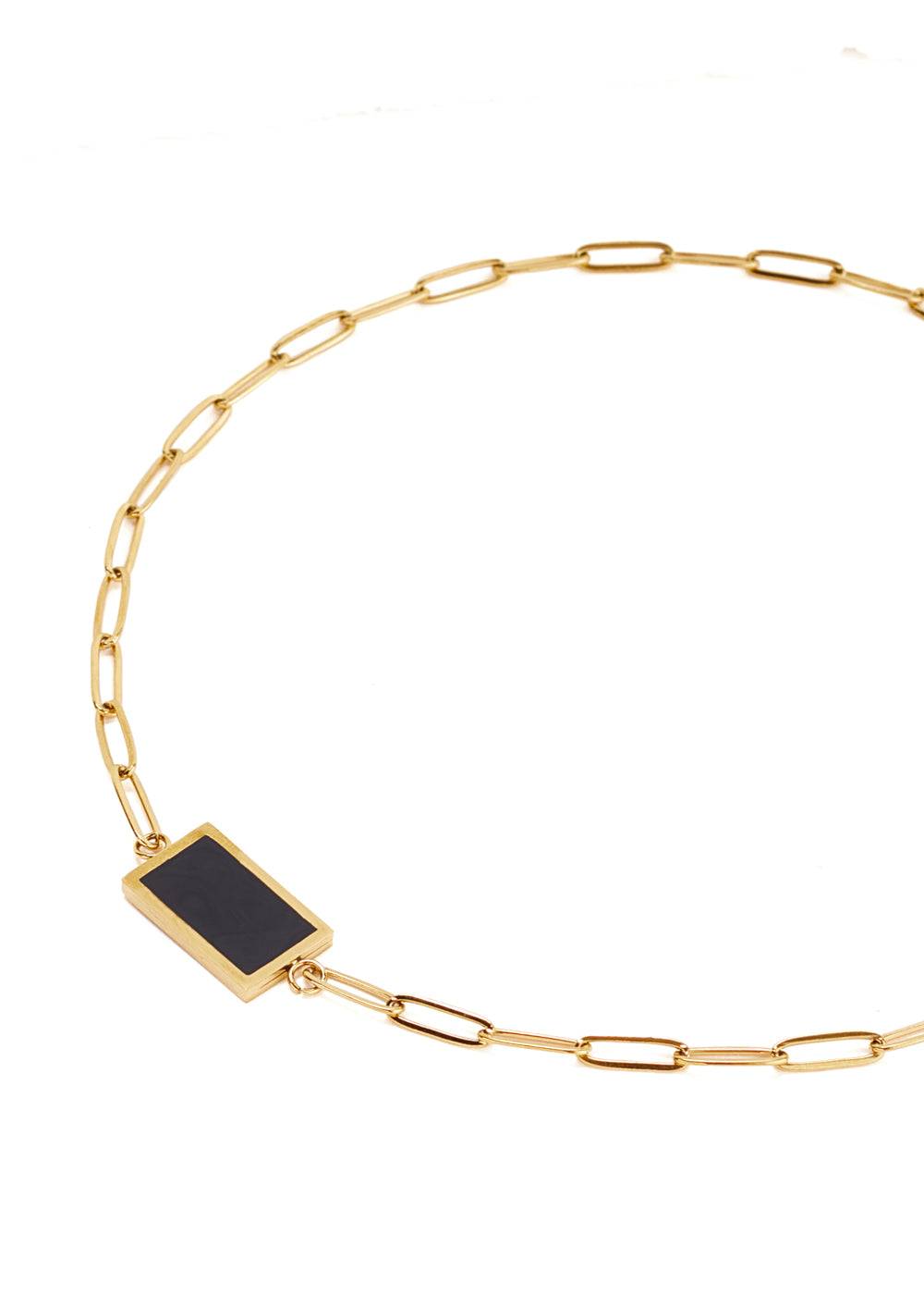 Nalí NECKLACE W/ PENDANT STAIN. STEEL. 18K GOLD PLATED Consegna Veloce