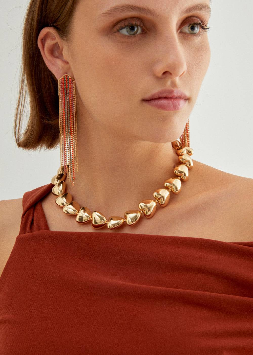 Nalí ROMANTIC NECKLACE W/ HEARTS + COLORS Shopping Online
