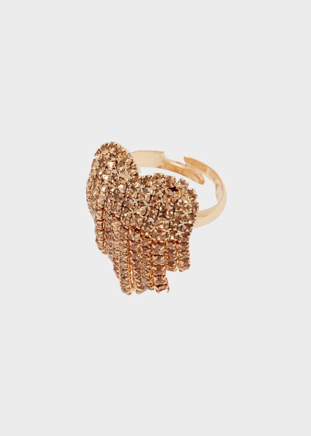 Nalí BABY HEART RING W/ STONES + COLORS Presa