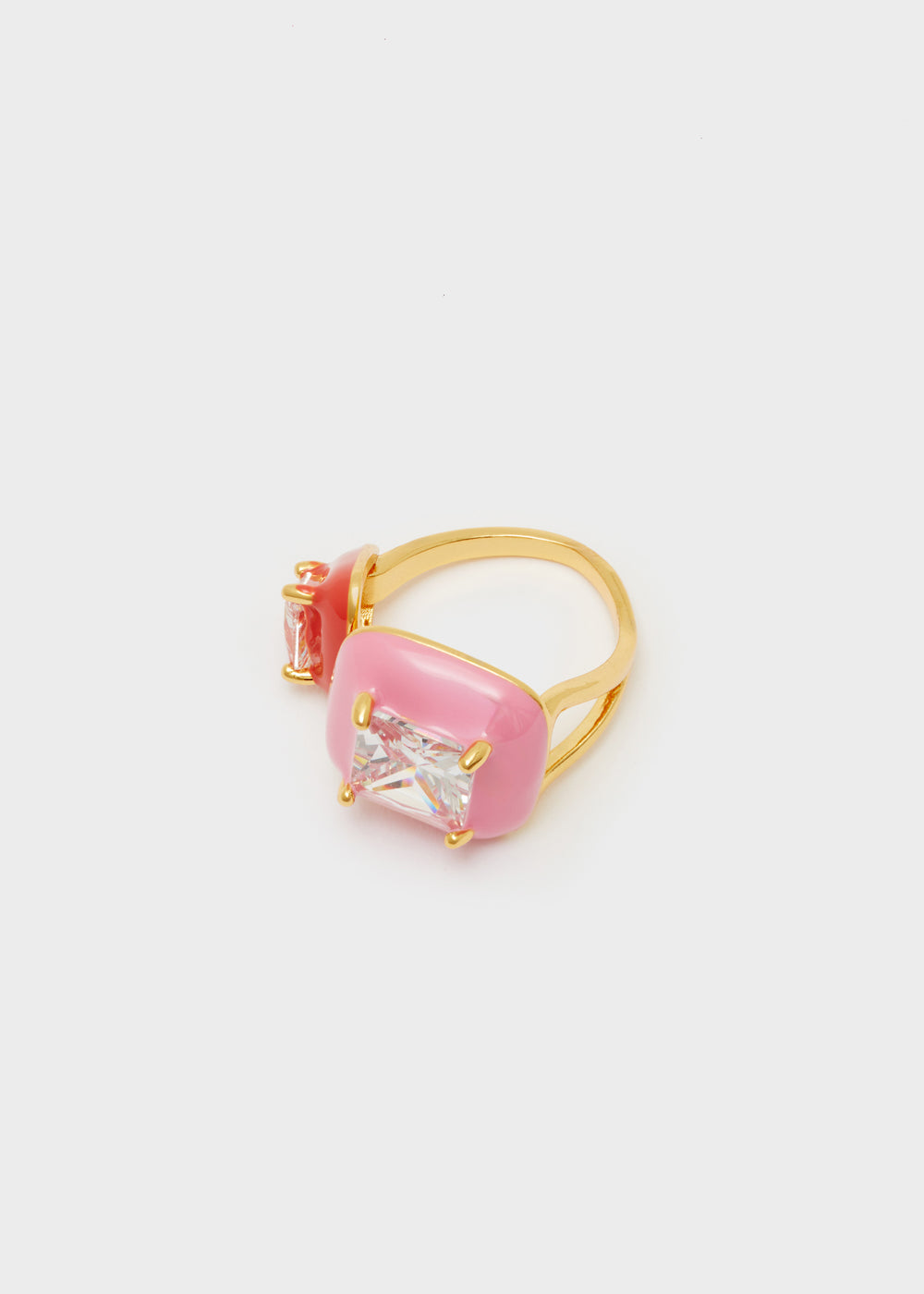 Nalí DOUBLE RING W/ ENAMEL + COLORS Economico