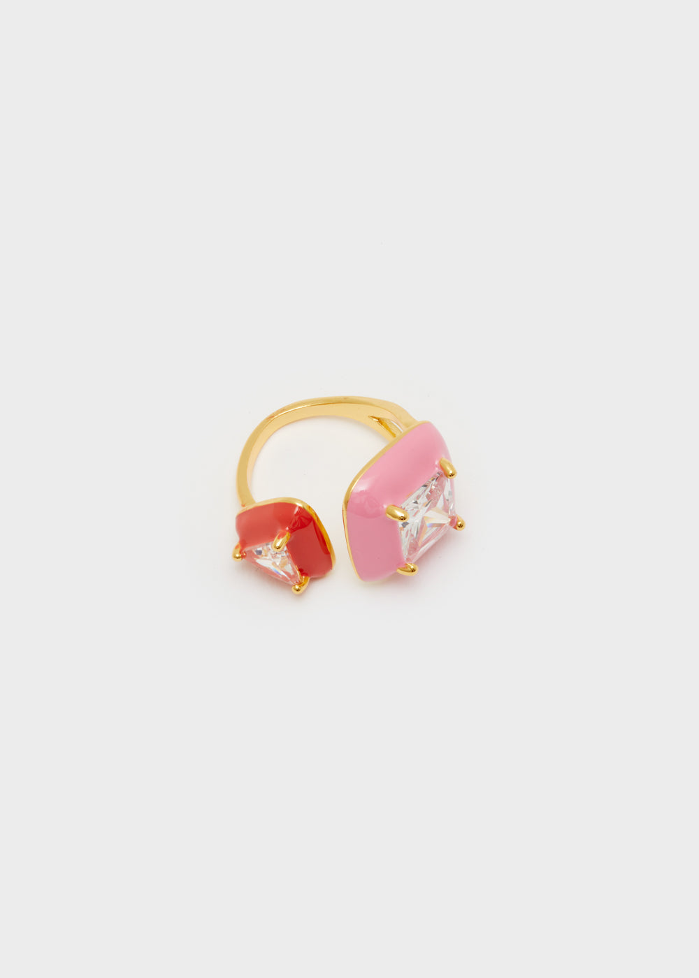 Nalí DOUBLE RING W/ ENAMEL + COLORS Economico