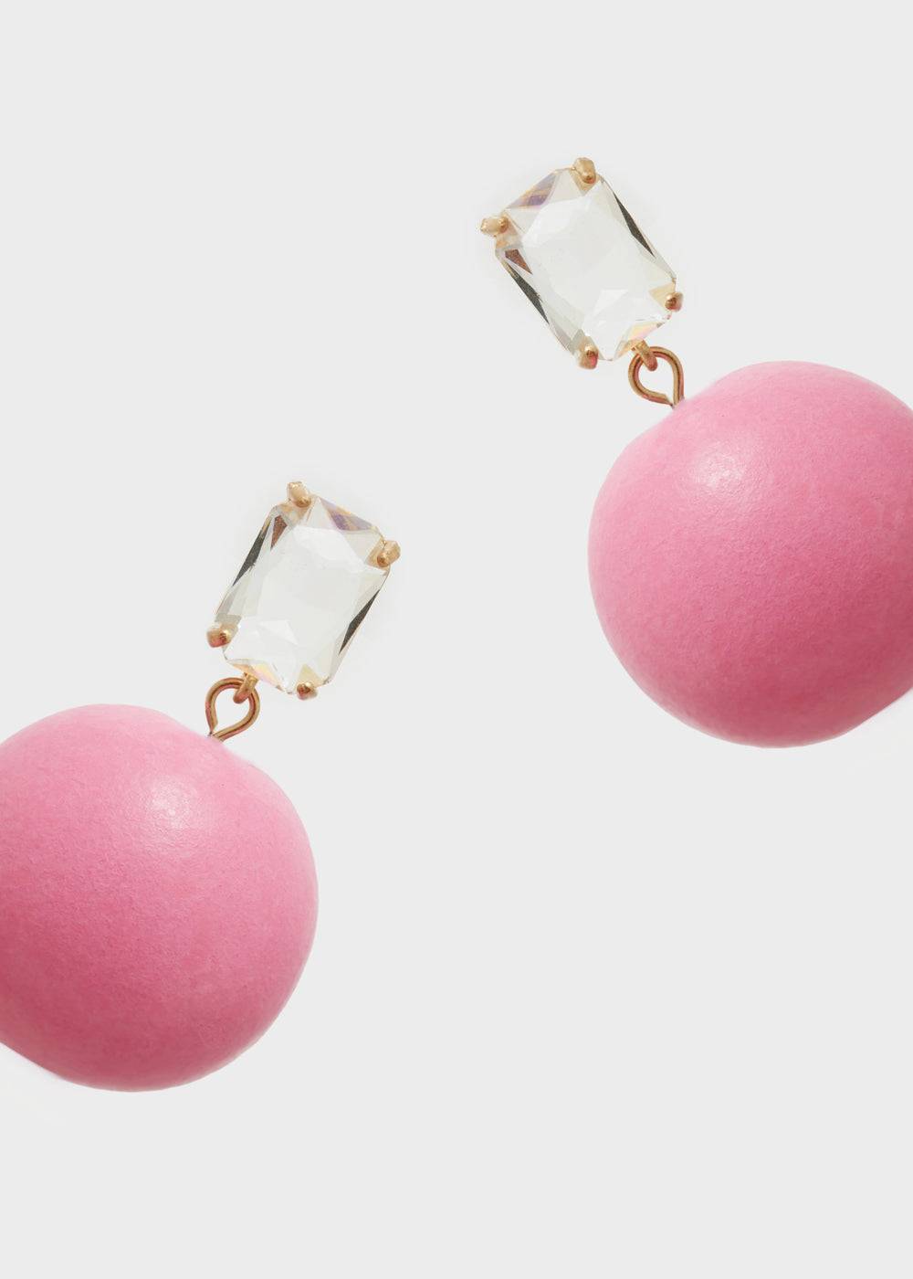 Nalí ITHACA EARRINGS W/ WOOD PEARL + COLORS Hotsell