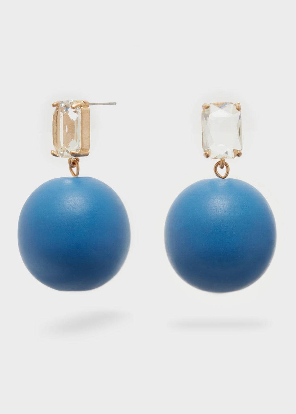 Nalí ITHACA EARRINGS W/ WOOD PEARL + COLORS Hotsell