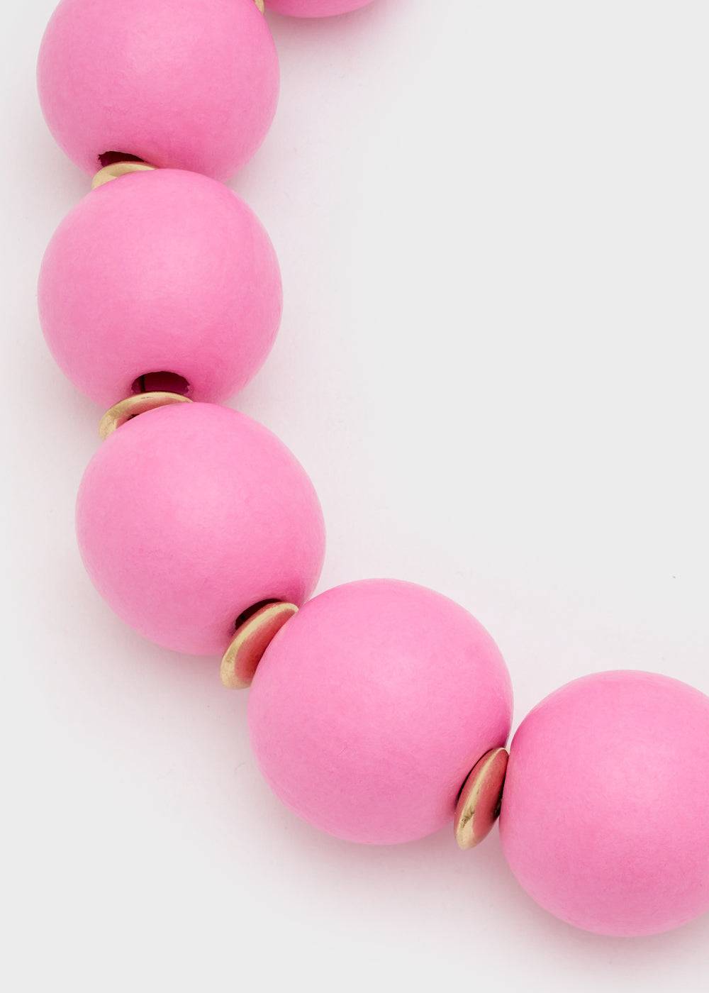 Nalí ITHACA NECKLACE W/ WOOD BEADS + COLORS Saldi Di Fabbrica