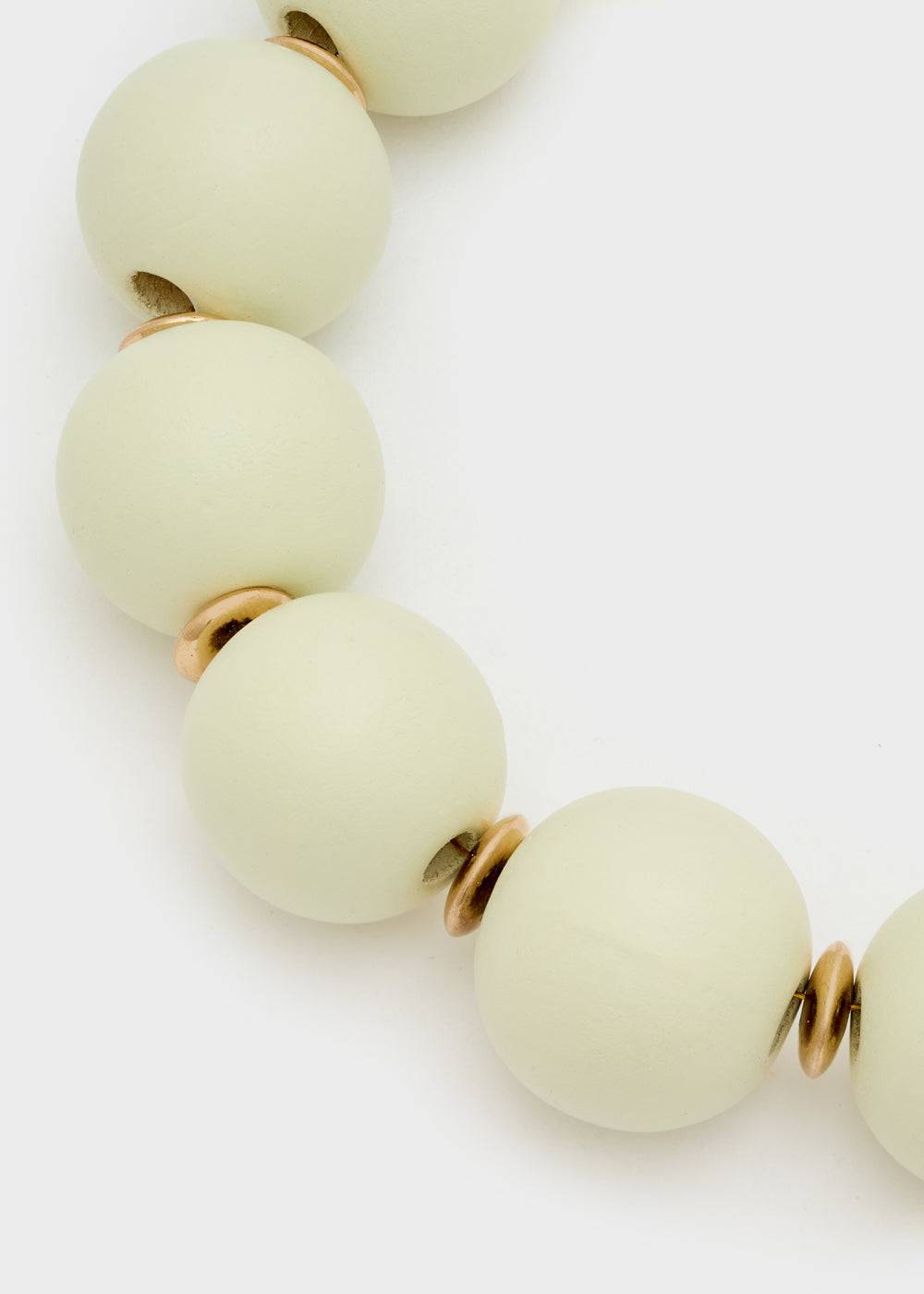 Nalí ITHACA NECKLACE W/ WOOD BEADS + COLORS Saldi Di Fabbrica