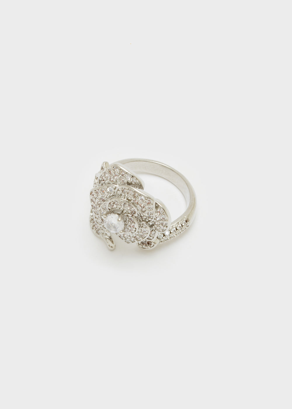 Nalí ROSE SILVER RING W/ STONES Liquidazione
