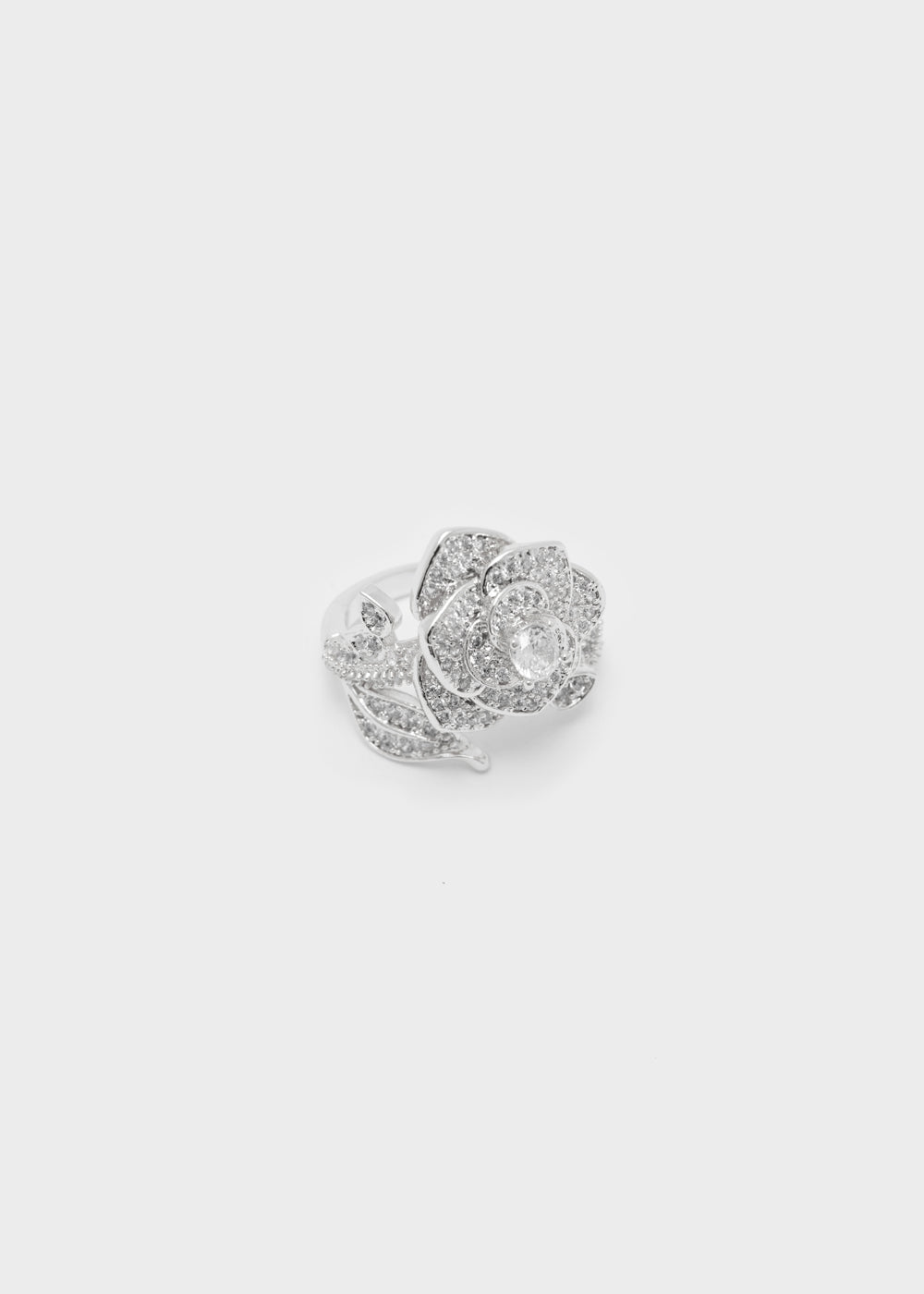 Nalí ROSE SILVER RING W/ STONES Liquidazione