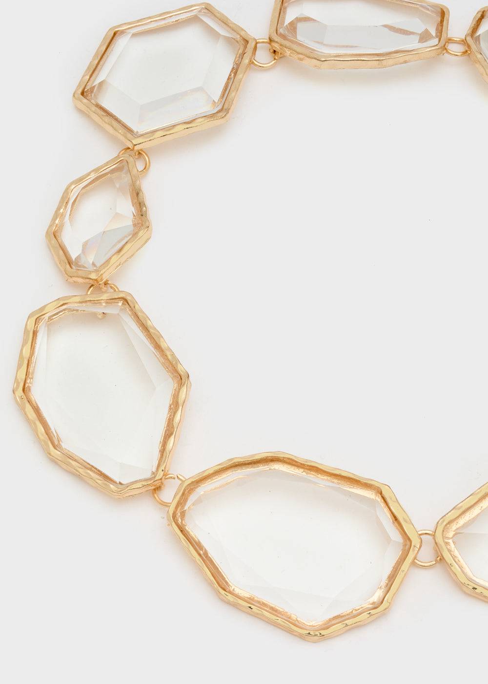 Nalí NECKLACE WITH CLEAR STONES Ultimi tre giorni