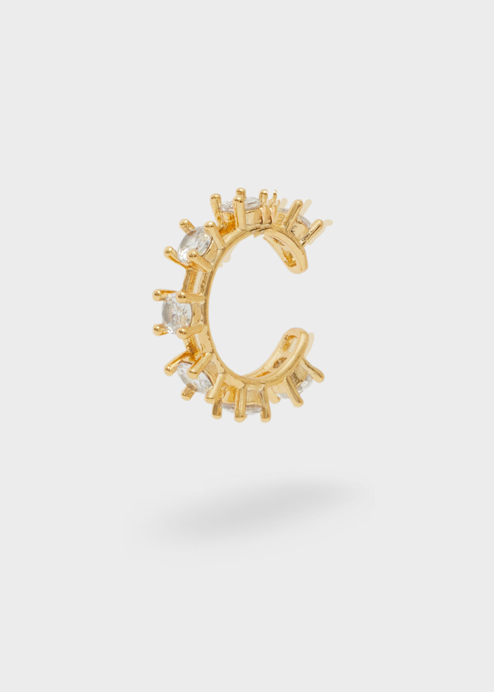 Nalí GOLD EARCUFF WITH CLEAR ZIRCONS ACQUISTA ORA