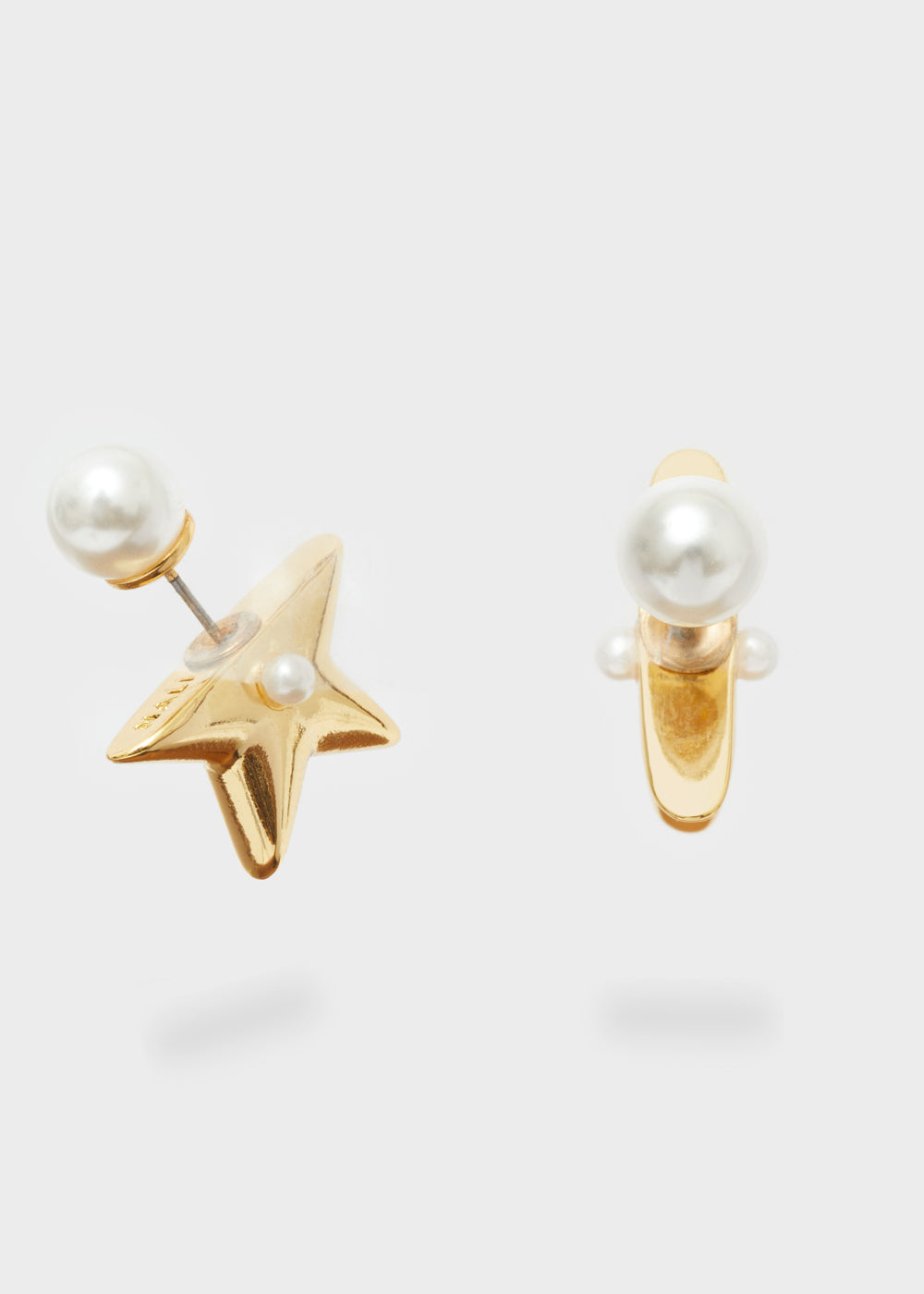 Nalí STAR GOLD EARRINGS W/ WHITE PEARL Ultimi due giorni