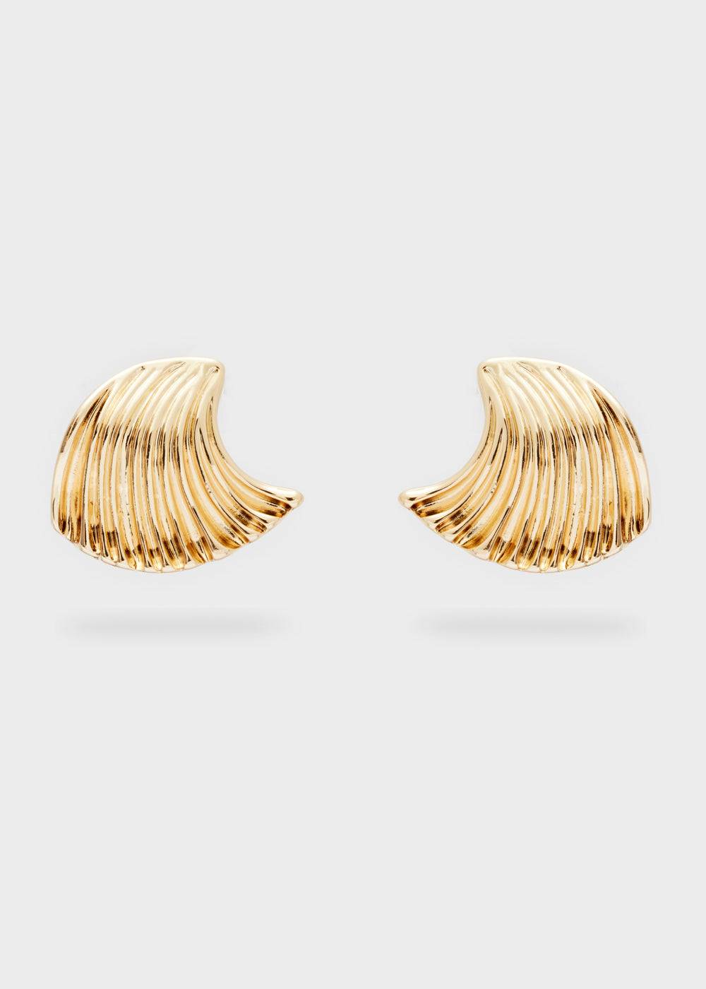 Nalí GOLD EARRINGS W/ TEXTURED SURFACE Offerta speciale della fabbrica