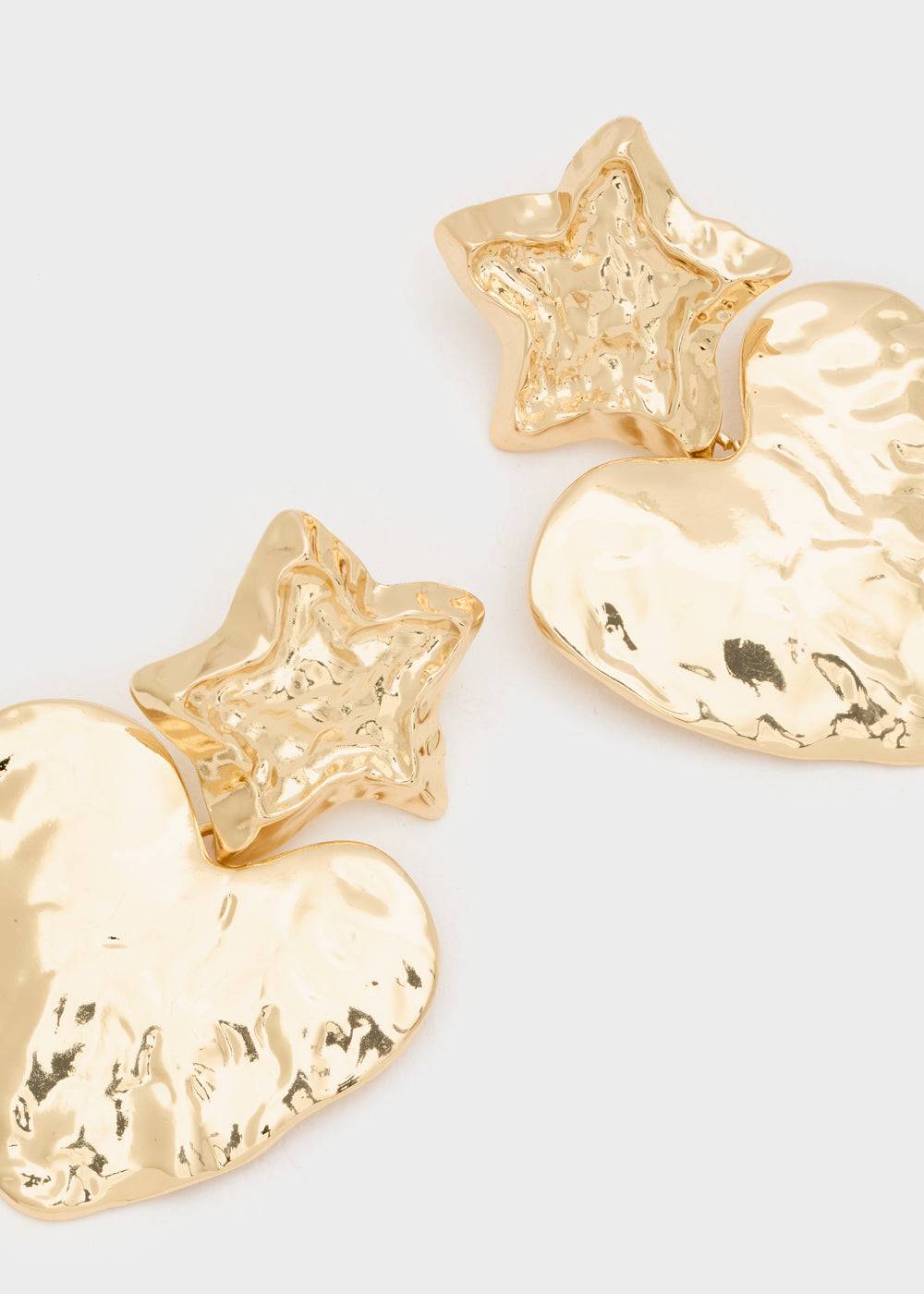 Nalí PENDANT EARRINGS W/ STAR AND HEART Discount Store per i nuovi prodotti