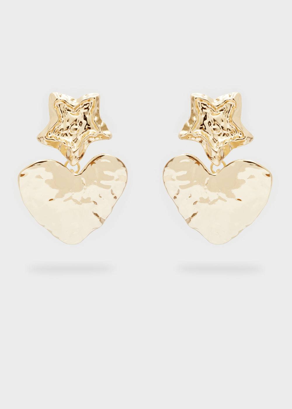 Nalí PENDANT EARRINGS W/ STAR AND HEART Discount Store per i nuovi prodotti