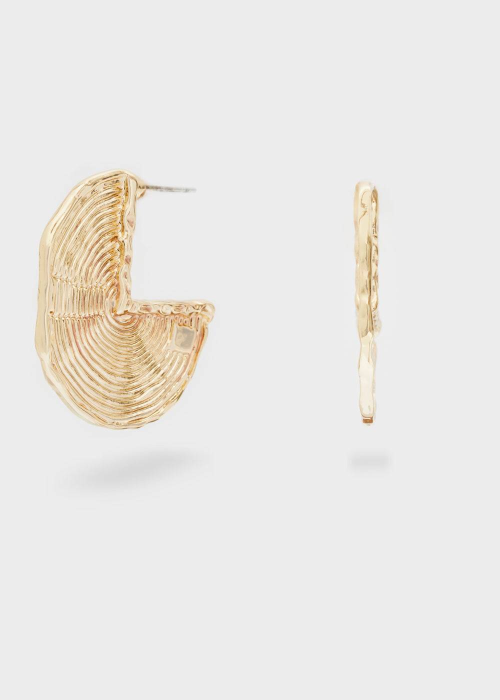 Nalí HALF CIRCLE EARRINGS IN GOLD Solo un giorno rimasto