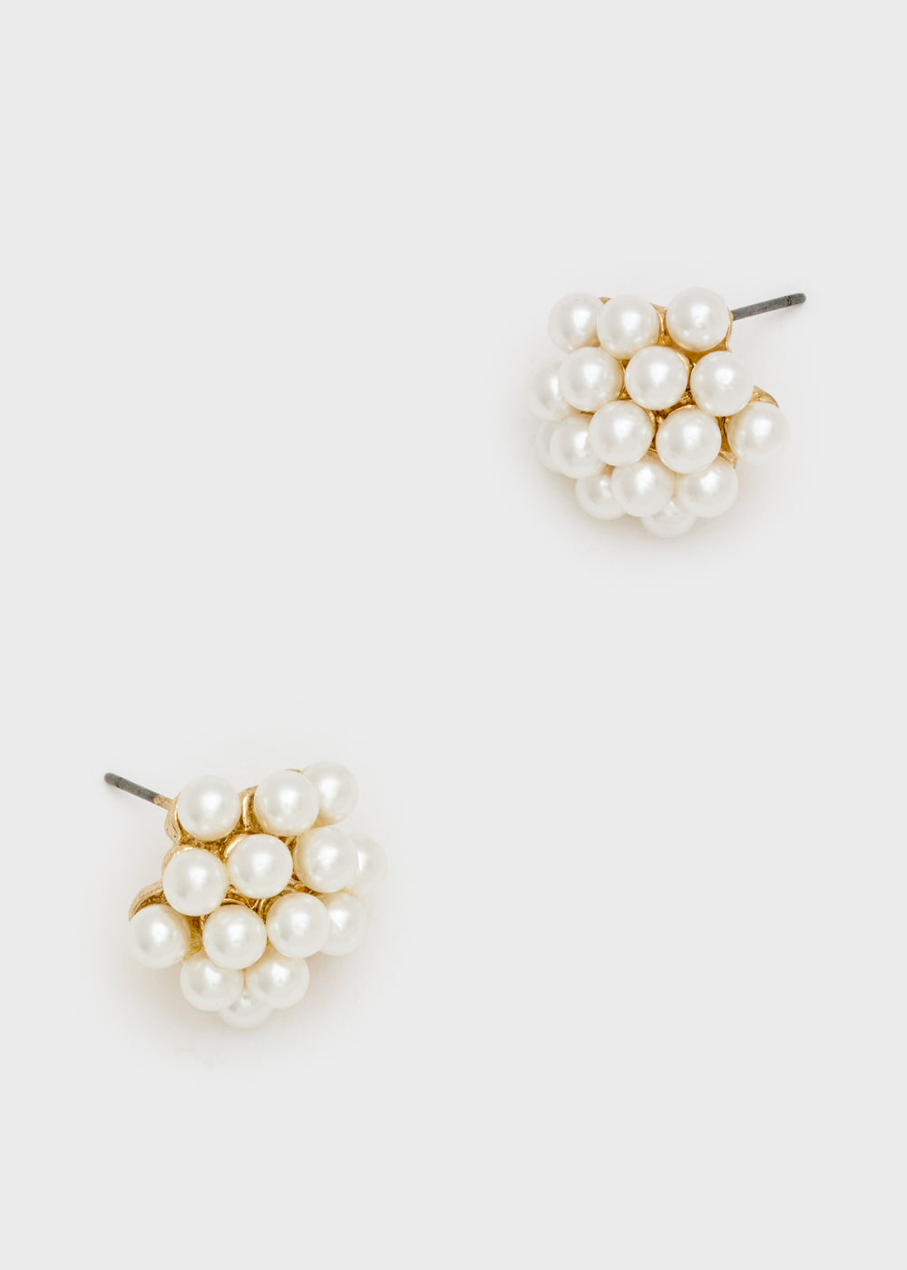 Nalí LOBE EARRINGS WITH WHITE PEARLS Spedizione Gratuita