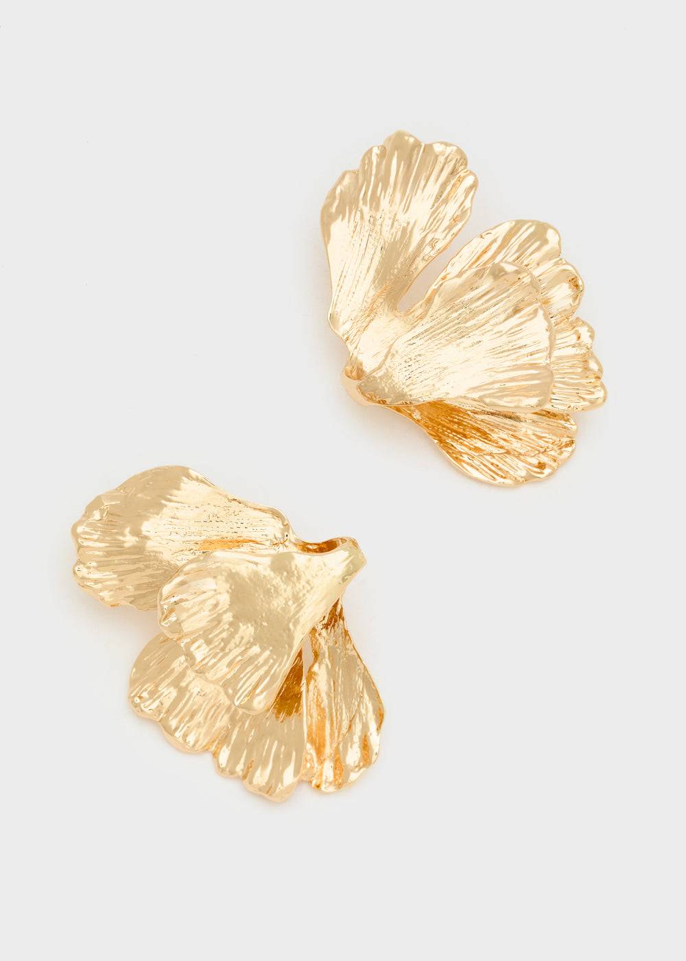 Nalí OVERSIZE LOBE EARRINGS IN GOLD Soddisfazione Garantita