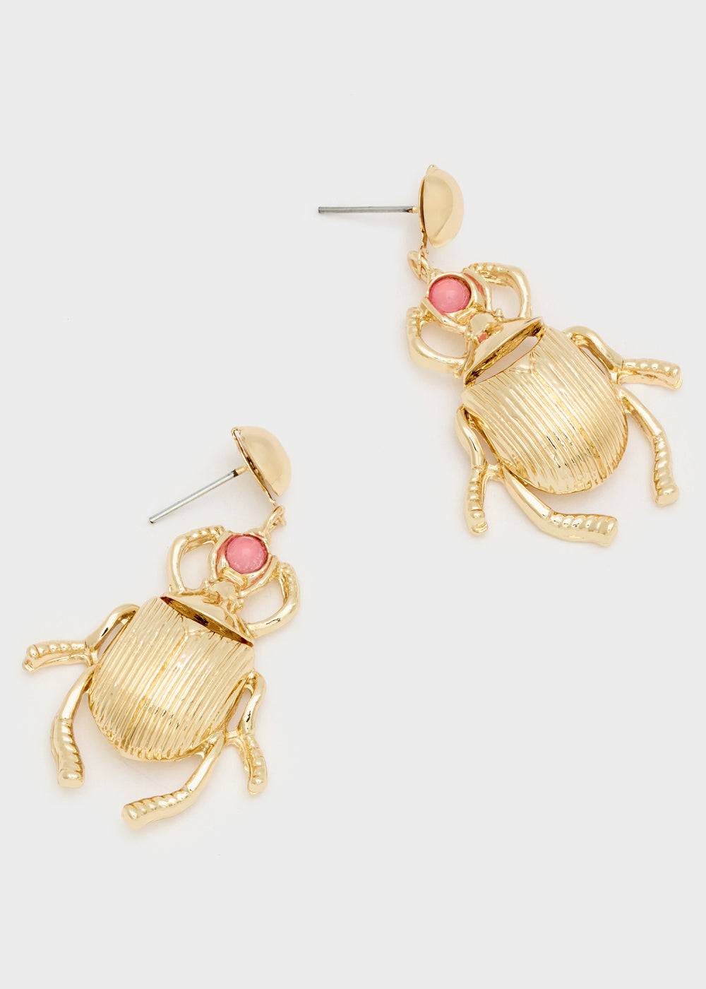 Nalí SCARAB GOLD EARRINGS Qualità Garantita