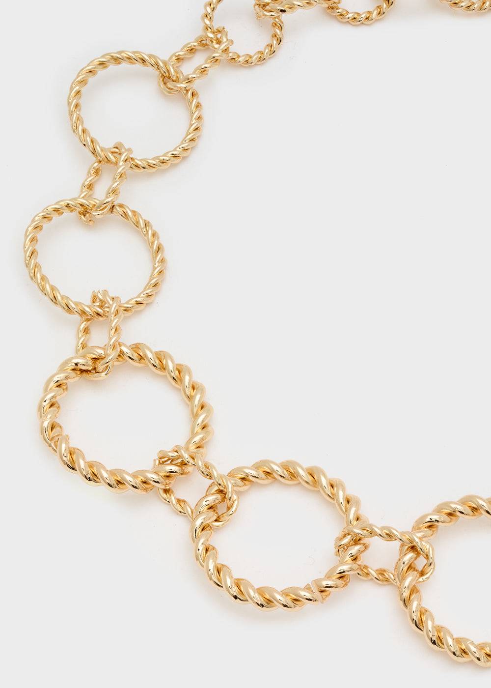 Nalí RINGED BIG NECKLACE IN GOLD Sottocosto