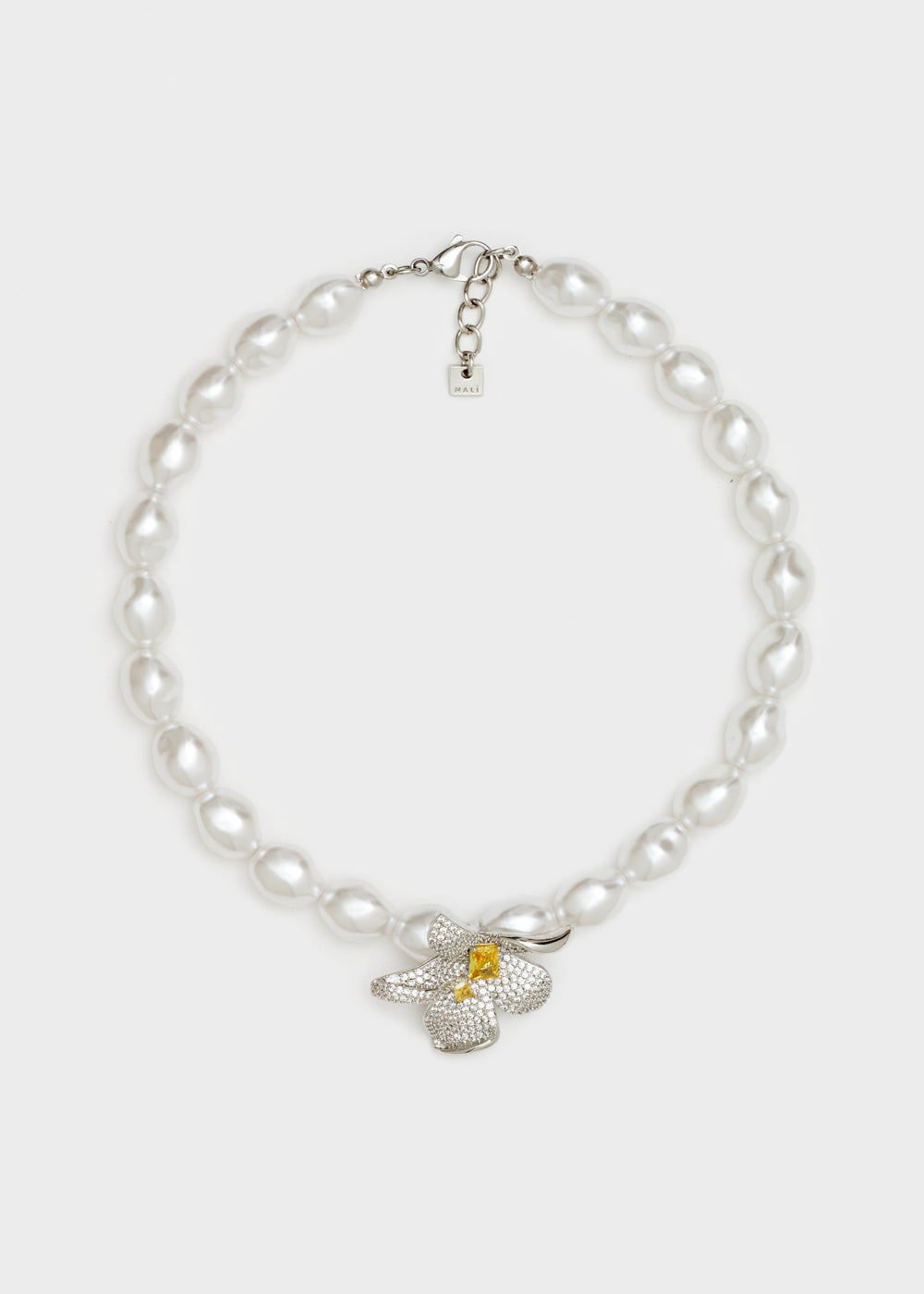 Nalí NECKLACE W/ PEARLS AND FLOWER PENDANT Hotsell