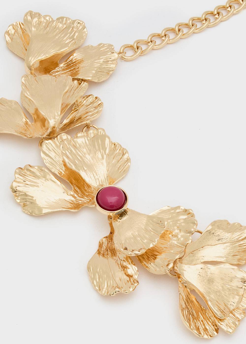 Nalí CHAIN NECKLACE IN GOLD W/ PURPLE PEARL Vendite Flash