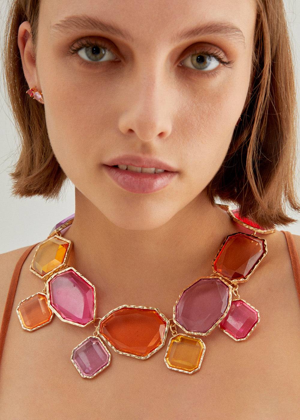 Nalí NECKLACE WITH MULTICOLOR PENDANTS Spedizione gratuita