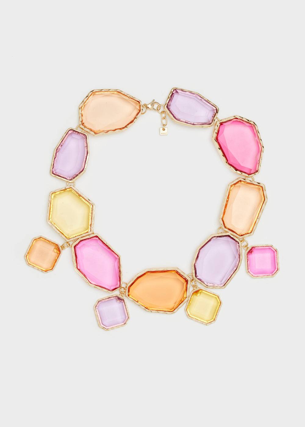 Nalí NECKLACE WITH MULTICOLOR PENDANTS Spedizione gratuita