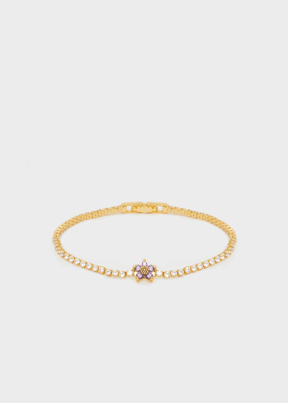 Nalí BRACELET W/ LILIAC ZIRCON FLOWERS Negozio online di fabbrica