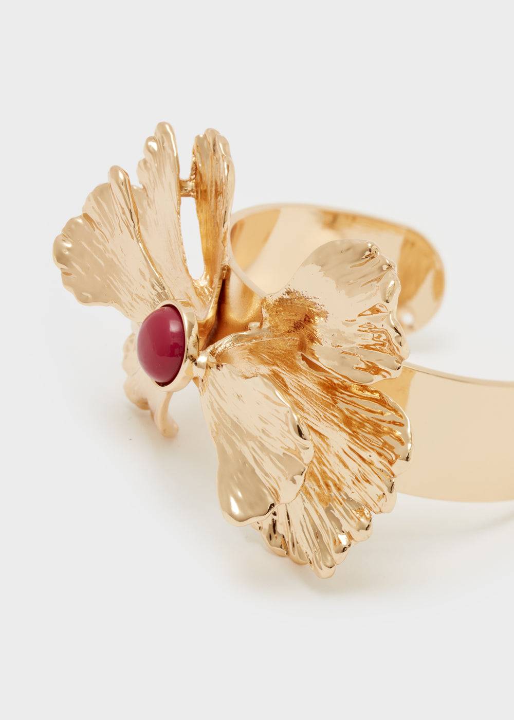 Nalí BANGLE BRACELET IN GOLD W/ PURPLE PEARL Comprare a buon mercato