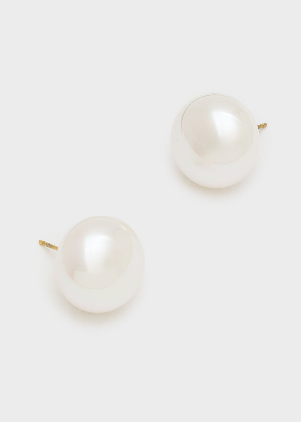 Nalí LOBE EARRINGS WHITE SPHERE Offerta San Valentino