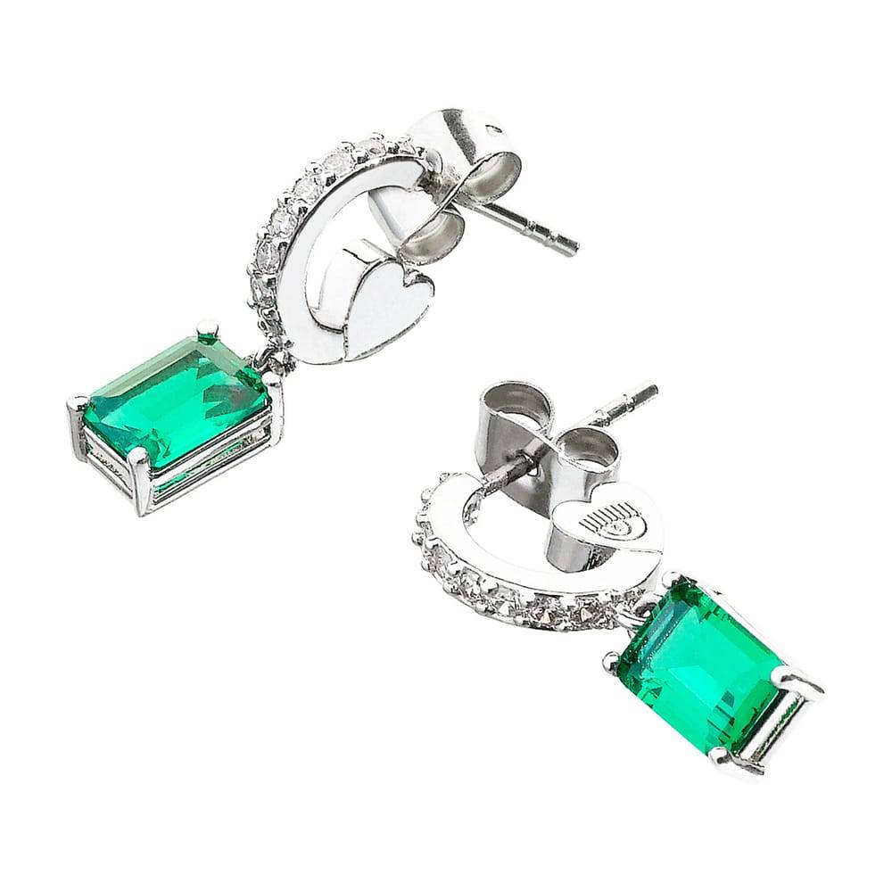La Petite Story Orecchini Chiara Ferragni Brand Emerald - J19AWJ16 In vendita