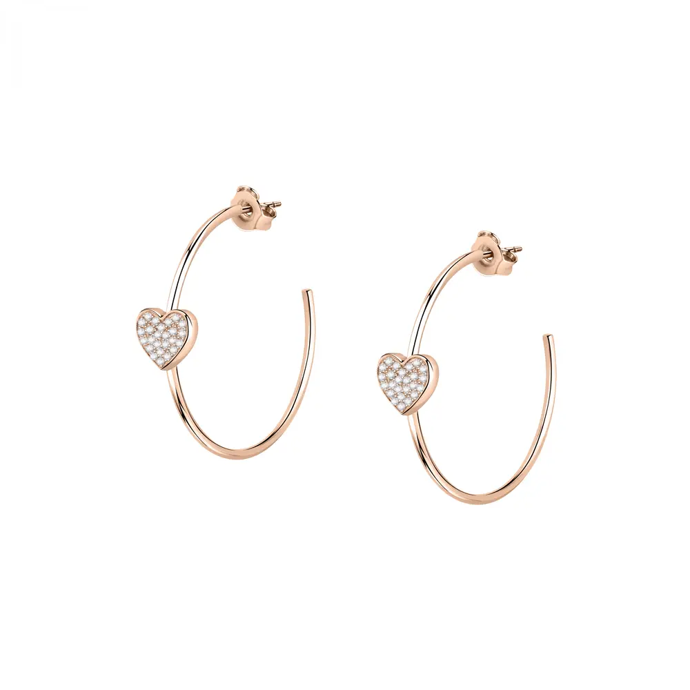 La Petite Story Orecchini a Cerchio - Creole in Argento, ⌀30mm Enormi risparmi