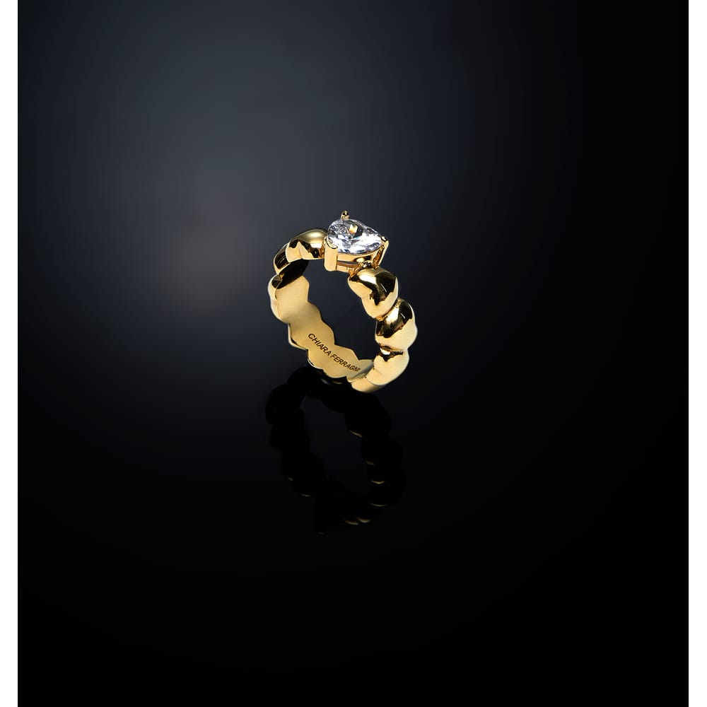 La Petite Story Anello Chiara Ferragni Brand Cuoricino - J19AVT05012 Grande vendita