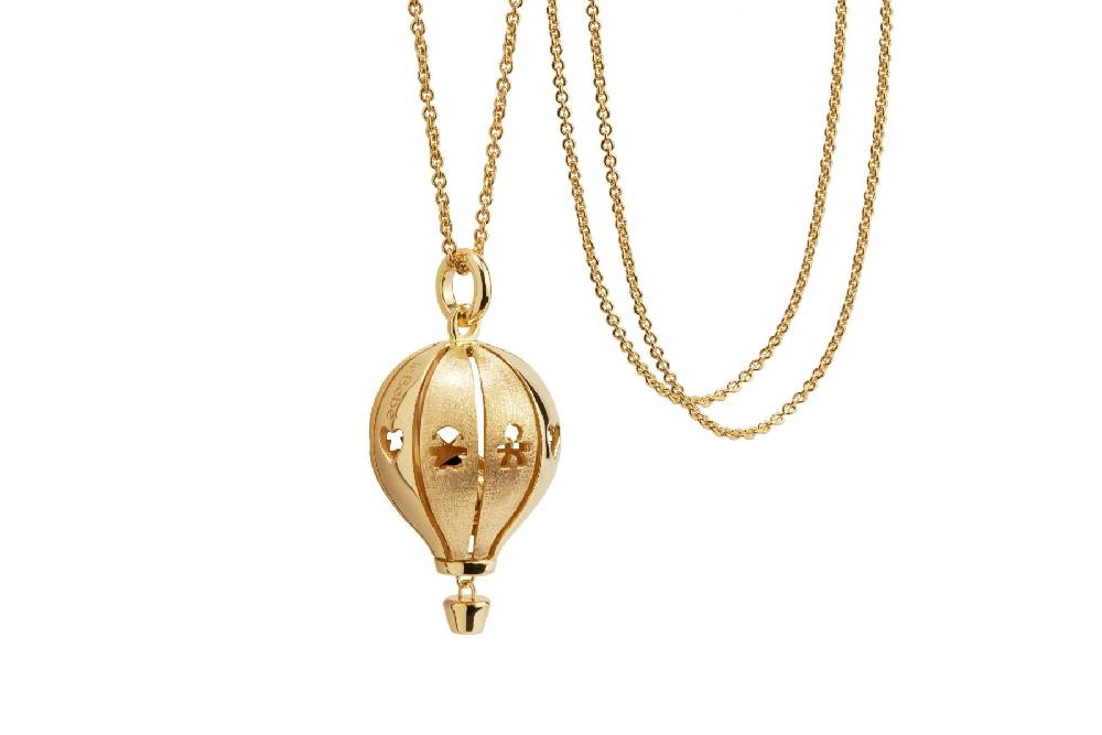 Le Bebé Collana Suonamore in argento placcato oro giallo lucido/satinato Italia