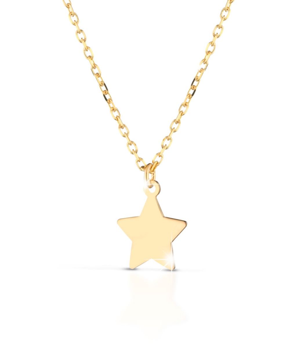 Le Bebé Collana Fortuna con stella in oro giallo In Vendita