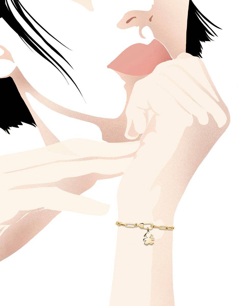 Le Bebé Bracciale in oro giallo Vendita Calda
