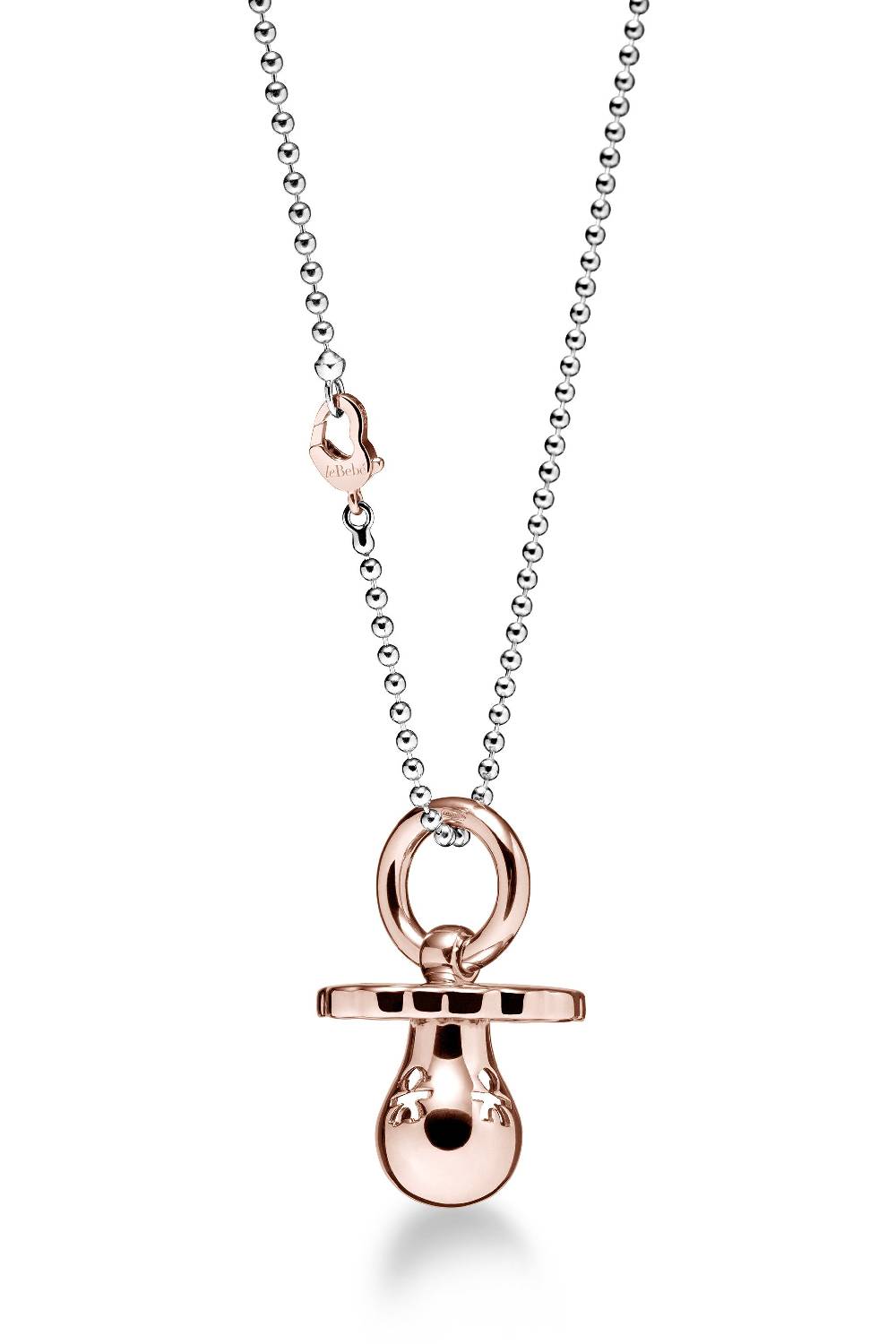 Le Bebé Collana Suonamore in argento placcato oro rosa Saldi