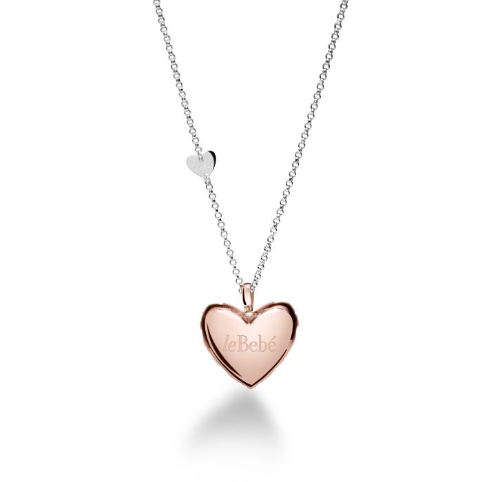 Le Bebé Collana Suonamore in argento placcato oro rosa In Saldo