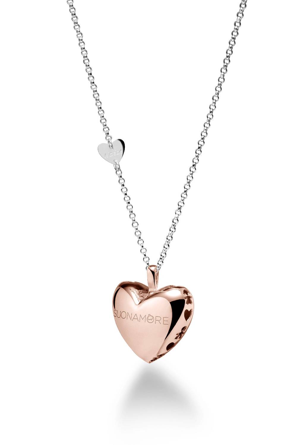 Le Bebé Collana Suonamore in argento placcato oro rosa In Saldo
