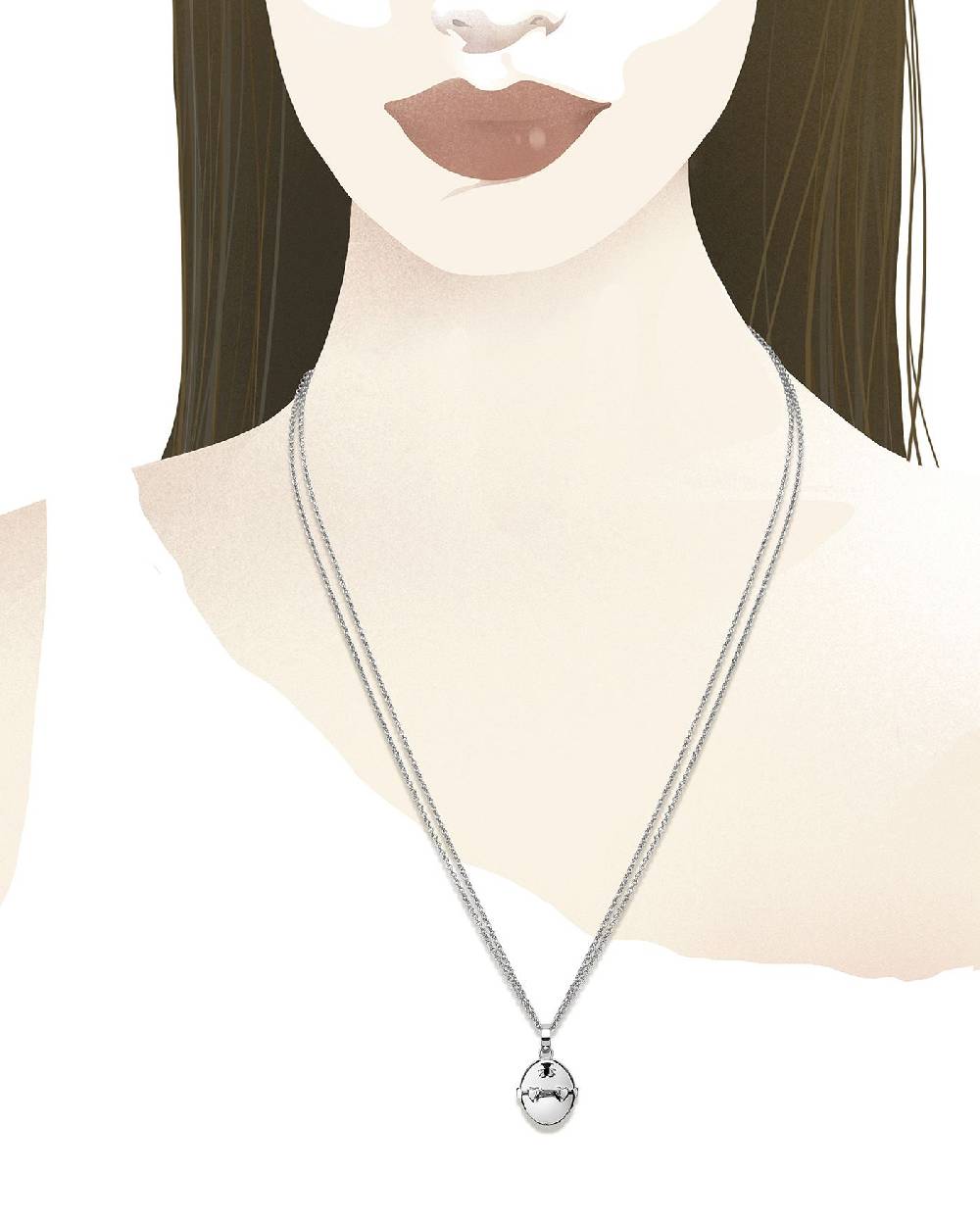 Le Bebé Collana Suonamore in argento Qualità Garantita