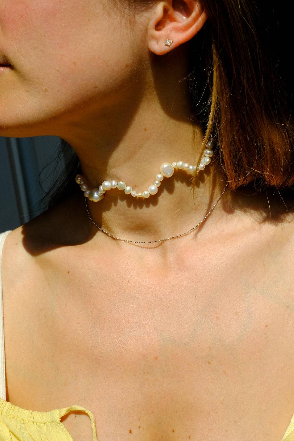 Lil Milan Nude Choker Moda