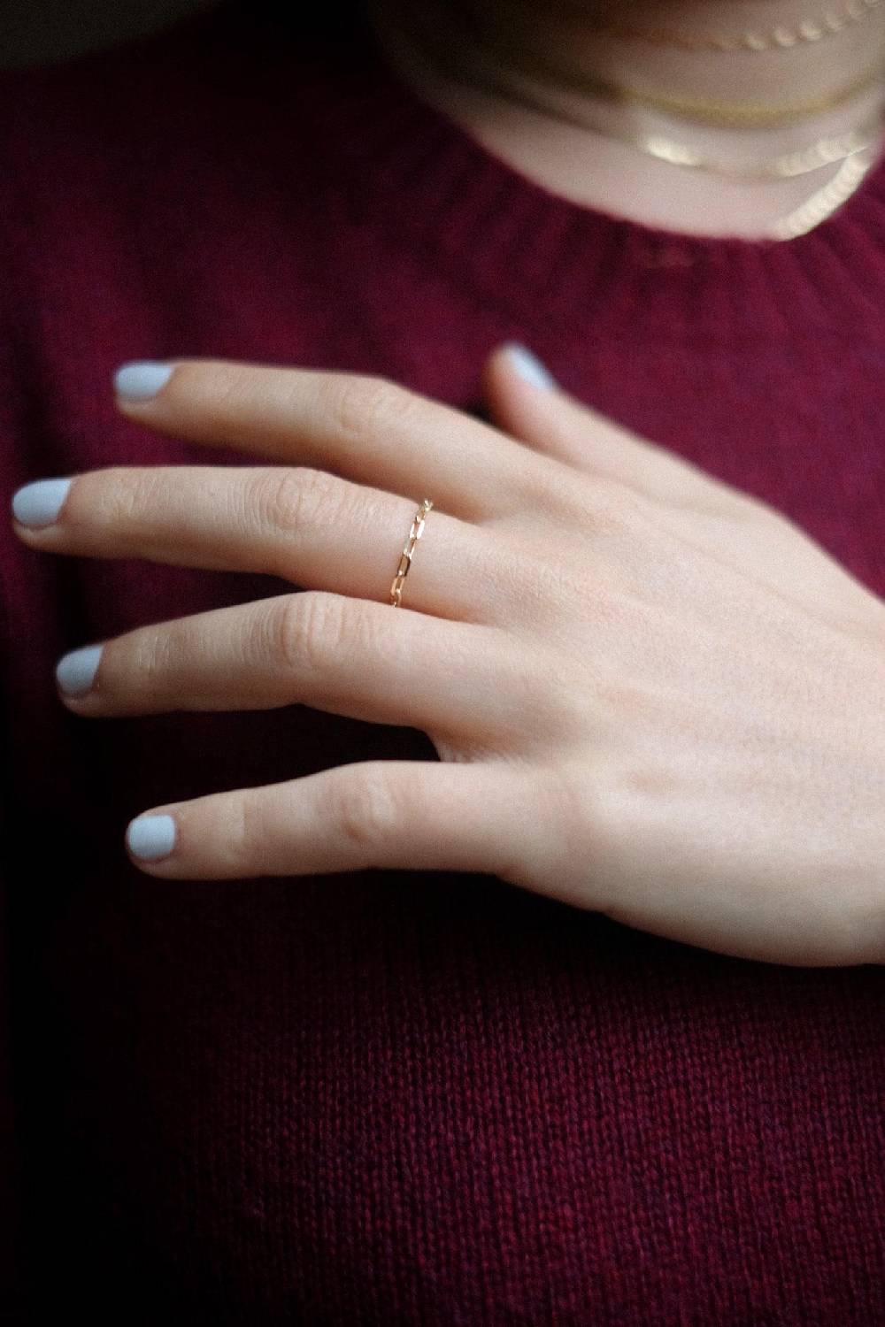 Lil Milan Blink XXL Ring In Linea