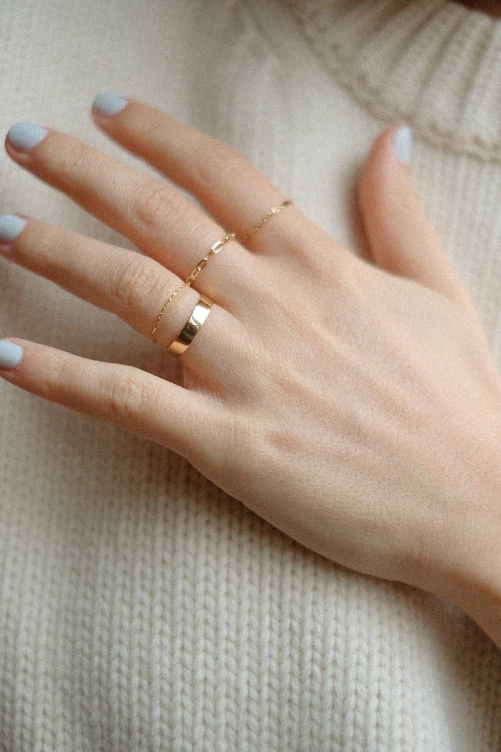 Lil Milan Blink XXL Ring In Linea